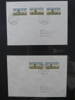 Berlin Bedarfsbriefe mit Zusammendrucken auf selbstgestalteten Seiten #MA321