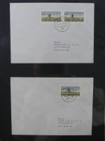 Berlin Bedarfsbriefe mit Zusammendrucken auf selbstgestalteten Seiten #MA321