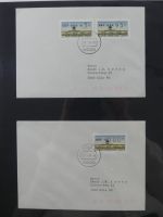 Berlin Bedarfsbriefe mit Zusammendrucken auf selbstgestalteten Seiten #MA321