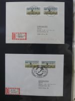 Berlin Bedarfsbriefe mit Zusammendrucken auf selbstgestalteten Seiten #MA321