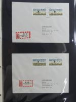 Berlin Bedarfsbriefe mit Zusammendrucken auf selbstgestalteten Seiten #MA321