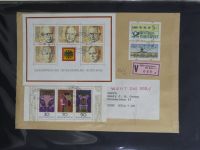 Berlin Bedarfsbriefe mit Zusammendrucken auf selbstgestalteten Seiten #MA321