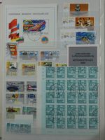 DDR Sammlungsartiges Lager mit Marx Blöcken in 2 Einsteckalben #MA326