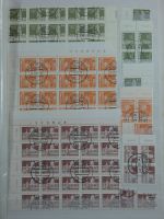 DDR Sammlungsartiges Lager mit Marx Blöcken in 2 Einsteckalben #MA326