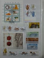 DDR Sammlungsartiges Lager mit Marx Blöcken in 2 Einsteckalben #MA326