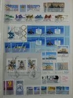 DDR Sammlungsartiges Lager mit Marx Blöcken in 2 Einsteckalben #MA326