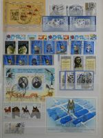 DDR Sammlungsartiges Lager mit Marx Blöcken in 2 Einsteckalben #MA326