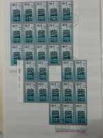 DDR Sammlungsartiges Lager mit Marx Blöcken in 2 Einsteckalben #MA326