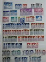 DDR Sammlungsartiges Lager mit Marx Blöcken in 2 Einsteckalben #MA326