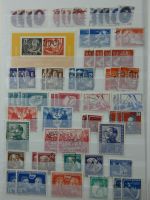 DDR Sammlungsartiges Lager mit Marx Blöcken in 2 Einsteckalben #MA326