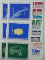 DDR Sammlungsartiges Lager mit Marx Blöcken in 2 Einsteckalben #MA326