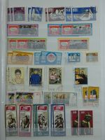 DDR Sammlungsartiges Lager mit Marx Blöcken in 2 Einsteckalben #MA326