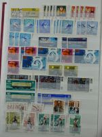 DDR Sammlungsartiges Lager mit Marx Blöcken in 2 Einsteckalben #MA326