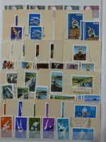 DDR Sammlungsartiges Lager mit Marx Blöcken in 2 Einsteckalben #MA326