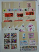 DDR Sammlungsartiges Lager mit Marx Blöcken in 2 Einsteckalben #MA326