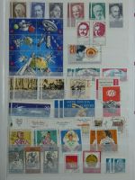 DDR Sammlungsartiges Lager mit Marx Blöcken in 2 Einsteckalben #MA326