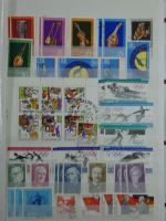 DDR Sammlungsartiges Lager mit Marx Blöcken in 2 Einsteckalben #MA326