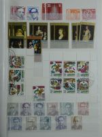 DDR Sammlungsartiges Lager mit Marx Blöcken in 2 Einsteckalben #MA326