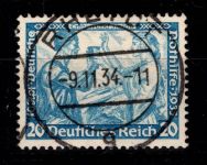 Deutsches Reich 505 B gestempelt geprüft Schlegel BPP #DBX01