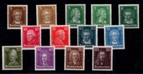 Deutsches Reich 385-397 postfrisch Befund Schlegel BPP #DBX19