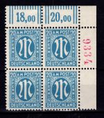 Bi-Zone 26 a C z r4 postfrisch geprüft Wehner BPP #DBX72