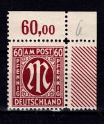 Bi-Zone 33 b C oN postfrisch geprüft Hettler BPP #DBX74