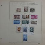 DDR Teilsammlung mit oft sauberen Vollstempeln auf alten Seiten #MA344