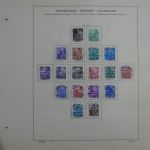 DDR Teilsammlung mit oft sauberen Vollstempeln auf alten Seiten #MA344