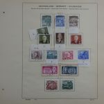 DDR Teilsammlung mit oft sauberen Vollstempeln auf alten Seiten #MA344