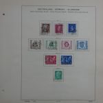 DDR Teilsammlung mit oft sauberen Vollstempeln auf alten Seiten #MA344