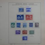 DDR Teilsammlung mit oft sauberen Vollstempeln auf alten Seiten #MA344