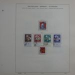 DDR Teilsammlung mit oft sauberen Vollstempeln auf alten Seiten #MA344