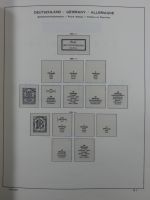 Deutsches Reich oft sauber gestempelt auf alten Seiten #MA345