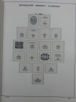 Deutsches Reich oft sauber gestempelt auf alten Seiten #MA345