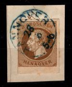 Hannover 19 a gestempelt tiefst geprüft Berger BPP #DCA55