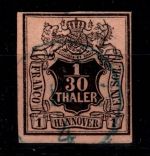 Hannover 3 gestempelt geprüft Berger BPP #DCA63