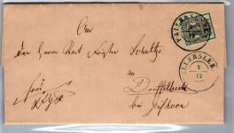 Hannover 2 auf Brief als Einzelfrankatur signiert Metzer #DCA73