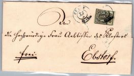 Hannover 9 auf Brief als Einzelfrankatur Siegelbrief #DCA77