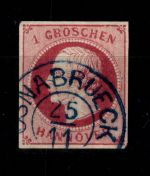 Hannover 14 c gestempelt tiefst geprüft Berger BPP #DCA92