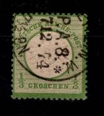 Deutsches Reich 17 b gestempelt geprüft Krug BPP #DBZ04