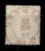 Deutsches Reich 16 gestempelt geprüft Krug BPP, leichte Mängel #DBZ05