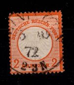 Deutsches Reich 15 gestempelt tiefst geprüft Hennies BPP #DBZ06