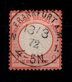 Deutsches Reich 8 gestempelt K 1 Frankfurt, geprüft Sommer BPP #DBZ12