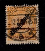 Deutsches Reich Dienstmarken 85 gestempelt signiert Peschl #DBZ33