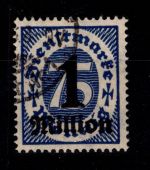 Deutsches Reich Dienstmarken 96 gestempelt geprüft Infla Berlin #DBZ34