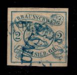 Braunschweig 2 gestempelt tiefst signiert Pfenninger #DBZ49