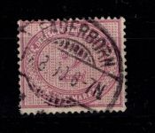 Deutsches Reich 37 cI gestempelt geprüft Wiegand BPP #DBY67