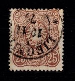 Deutsches Reich 35 aa gestempelt Preußen-Stempel, geprüft Wiegand BPP #DBY68