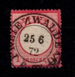 Deutsches Reich 4 gestempelt Vollstempel Freienwalde, signiert Fischer #DBY71