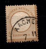 Deutsches Reich 22 gestempelt geprüft Brugger BPP, leichte Mängel #DBY74